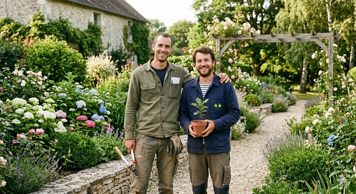 Deux frères jardinier et paysagiste