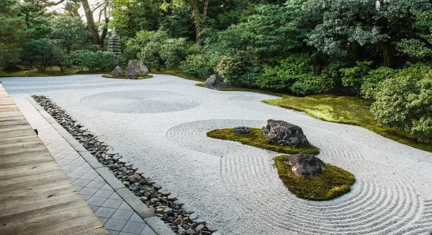 Minimalisme japonais dans votre jardin