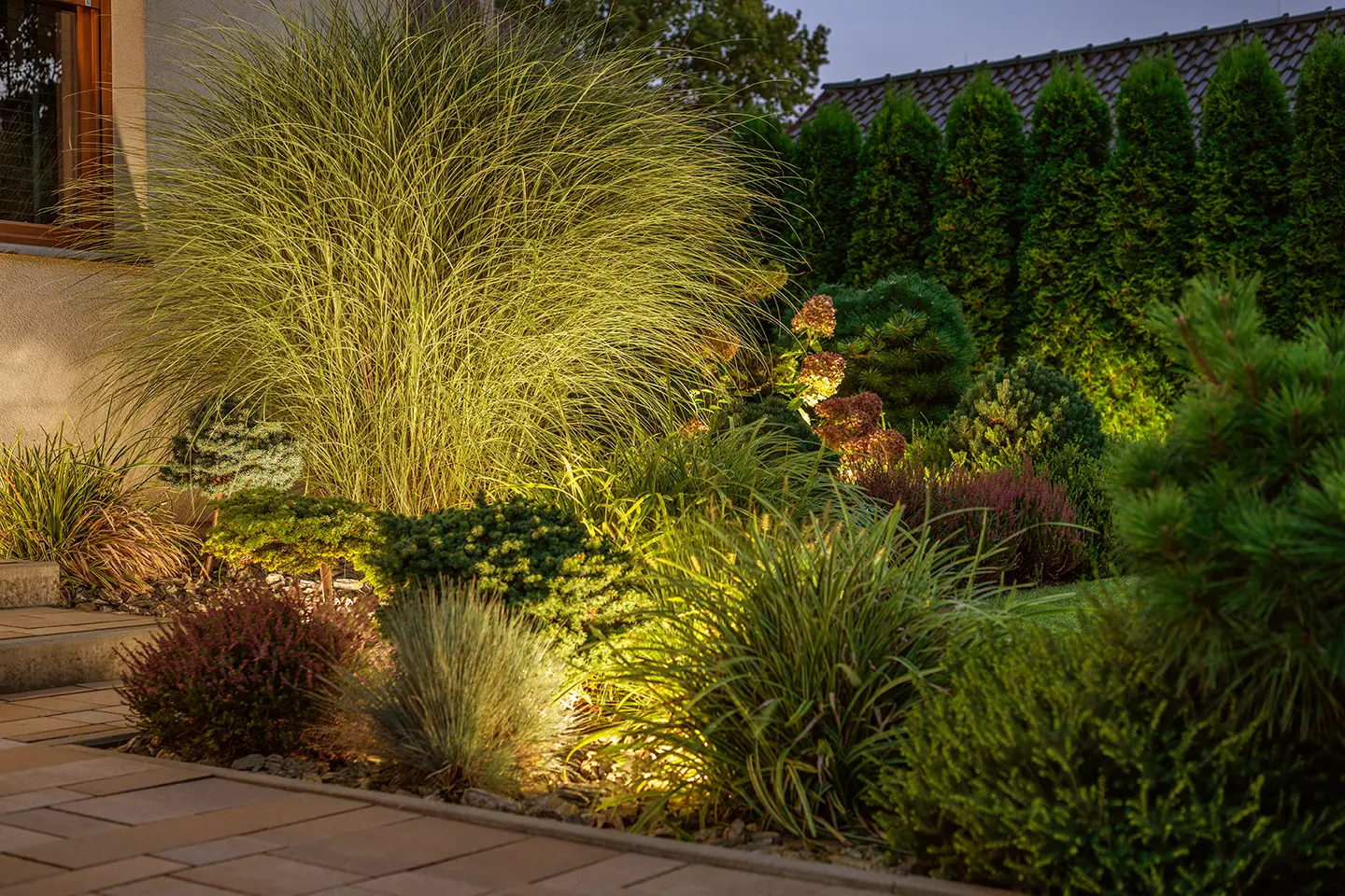 Éclairage extérieur de jardin